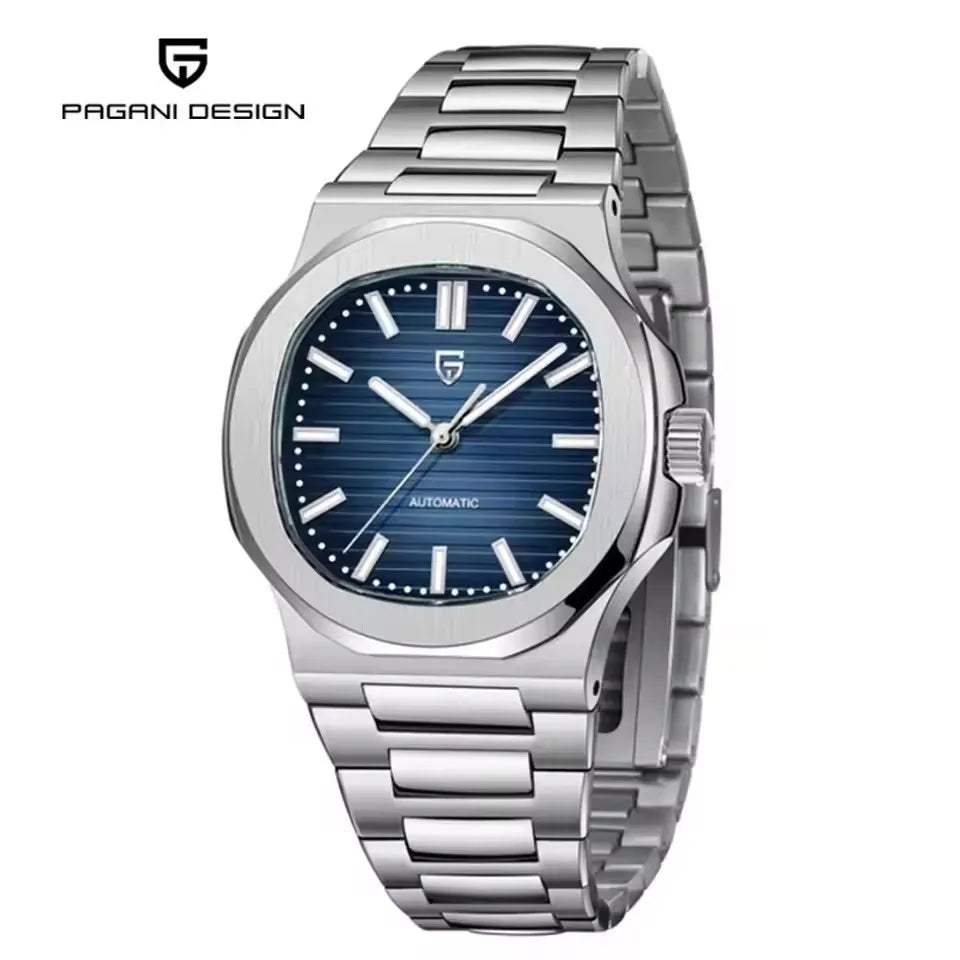 PAGANI DESIGN 2026 New Watches mens Luxury Seagull ST6 Mechanical Mens Automatic Watches AR Sapphire Stainless Steel Waterproof