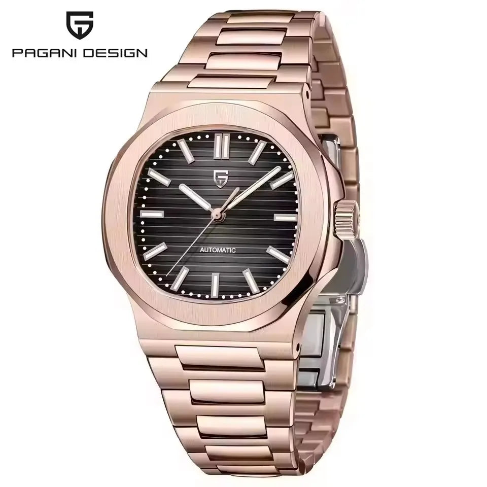 PAGANI DESIGN 2026 New Watches mens Luxury Seagull ST6 Mechanical Mens Automatic Watches AR Sapphire Stainless Steel Waterproof