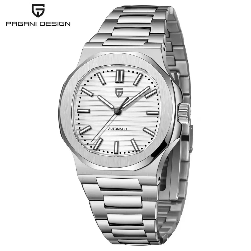 PAGANI DESIGN 2026 New Watches mens Luxury Seagull ST6 Mechanical Mens Automatic Watches AR Sapphire Stainless Steel Waterproof