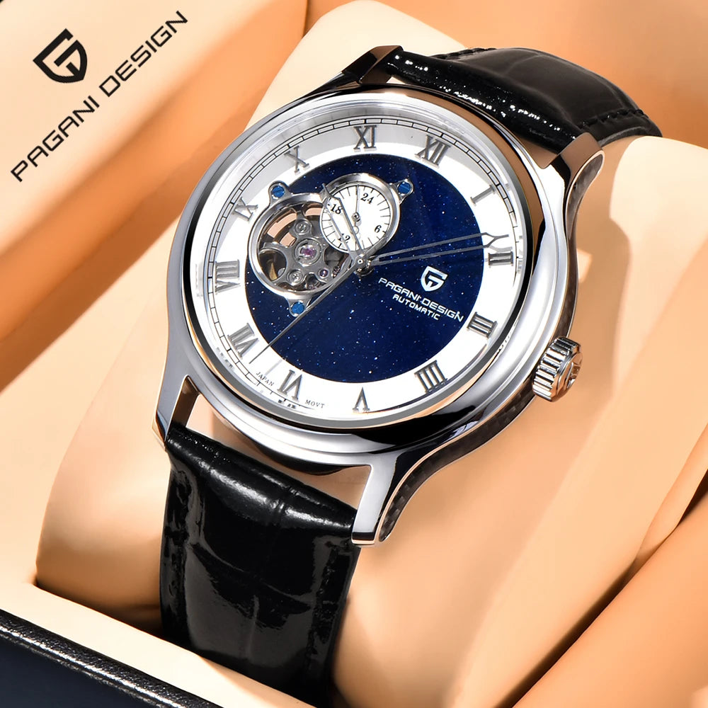 New PAGANI DESIGN Luxury Brand 41MM Men's Mechanical Automatic Watch 10Bar Waterproof NH39 Stainless Steel Men's Watch