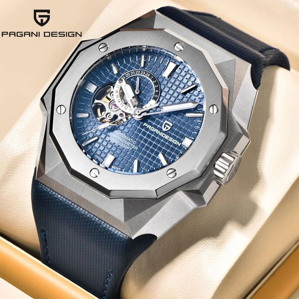 PAGANI DESIGN 2025 New Automatic Men Machinery Watches Top Luxury Wristwatches TMI NH39A 100M Waterproof Sapphire Clock PDYS010