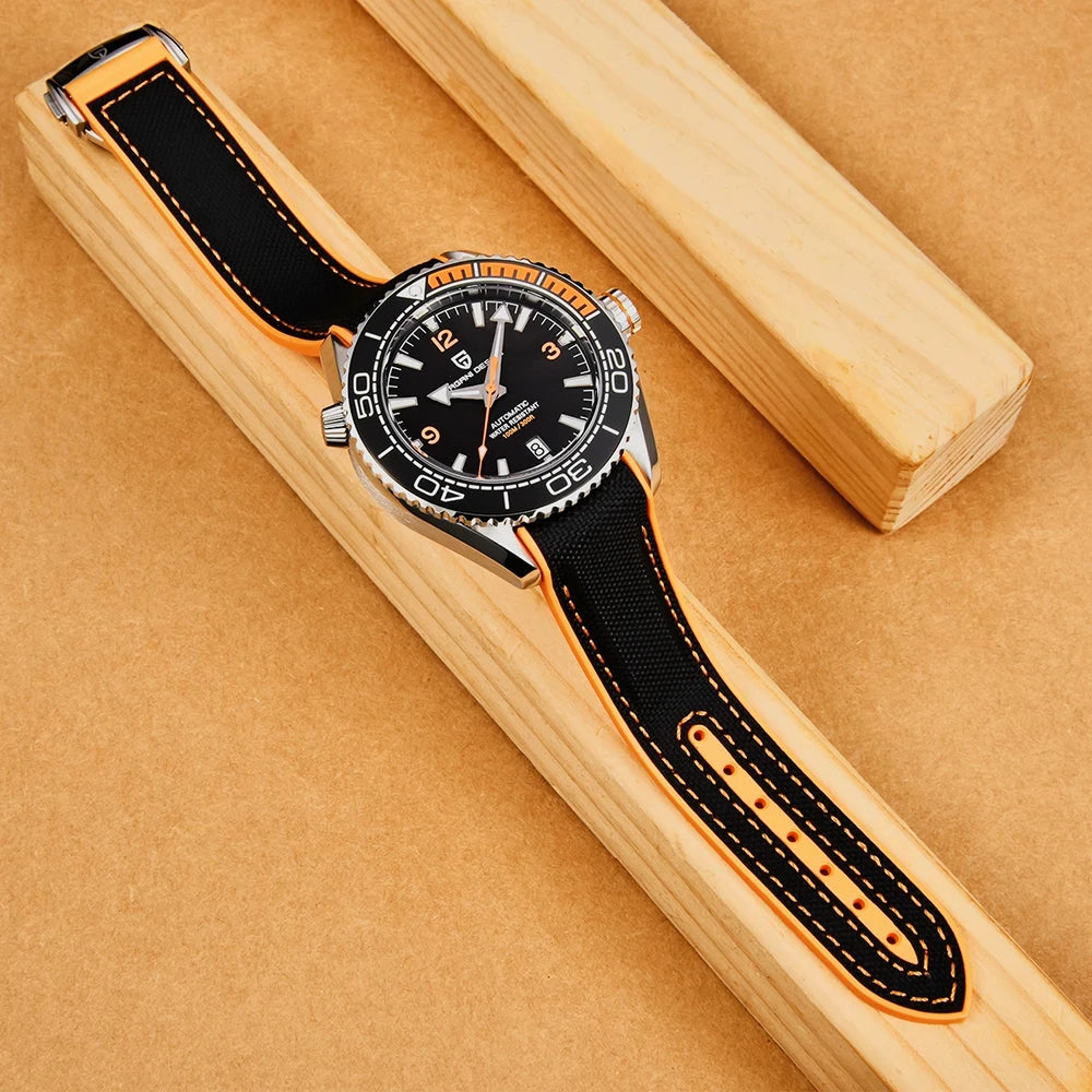 PAGANI DESIGN 2026 42MM Ceramic Bezel men mechanical wristwatches Fashion Sapphire Glass Watch Japan movement Automatic Watches
