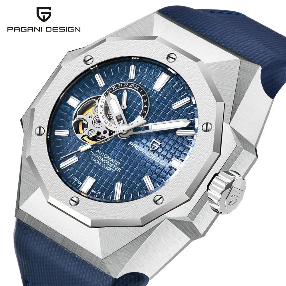 PAGANI DESIGN 2025 New Automatic Men Machinery Watches Top Luxury Wristwatches TMI NH39A 100M Waterproof Sapphire Clock PDYS010