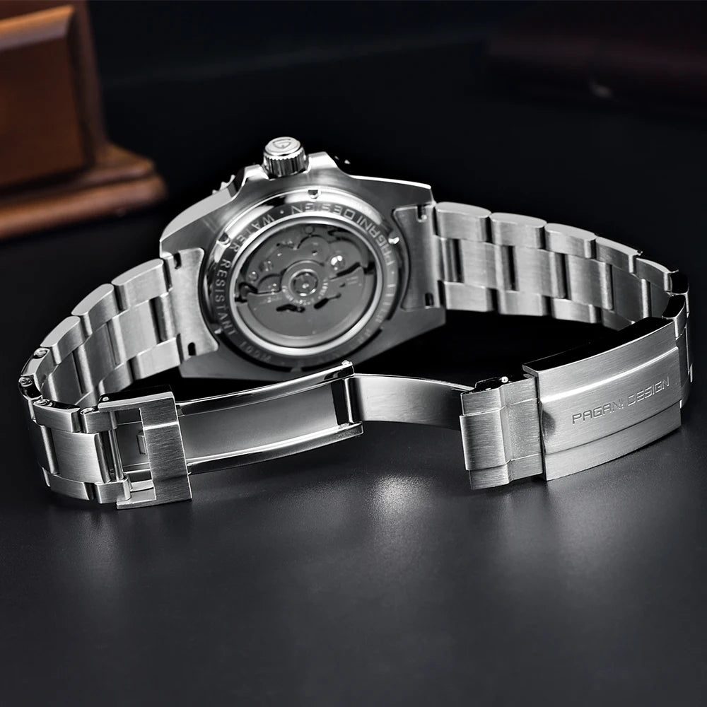PAGANI DESIGN GMT NH34 Luxury Men Mechanical Wristwatch Ceramic Bezel Waterproof Automatic Watches Men's Business Reloj Hombre