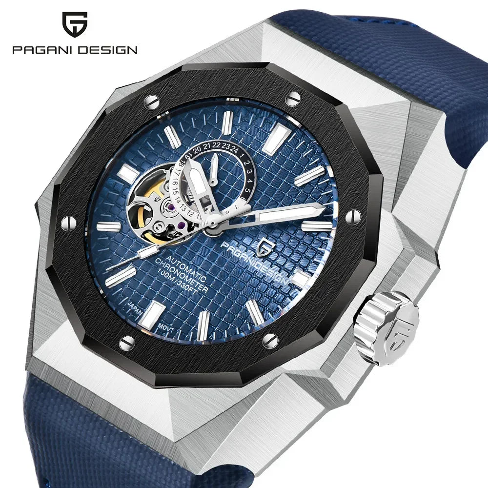 PAGANI DESIGN 2025 New Automatic Men Machinery Watches Top Luxury Wristwatches TMI NH39A 100M Waterproof Sapphire Clock PDYS010