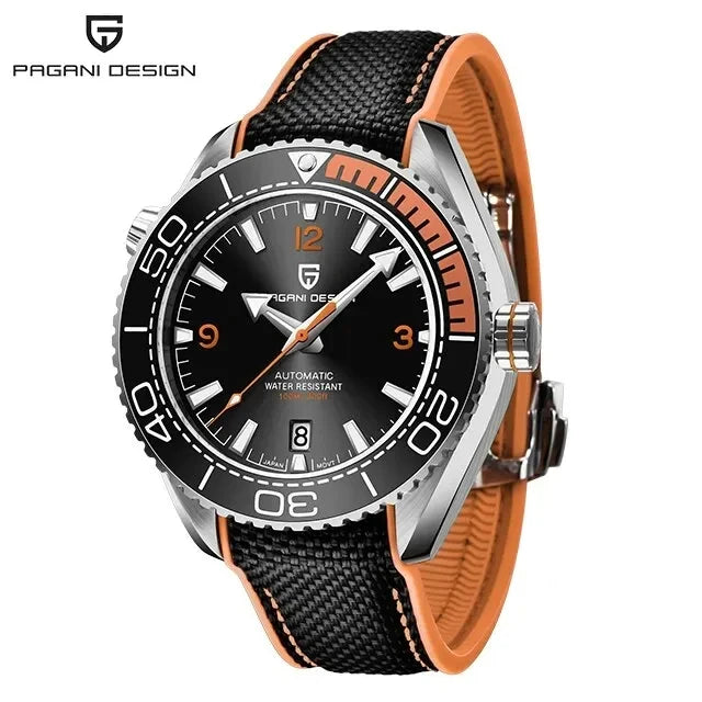 PAGANI DESIGN 2026 42MM Ceramic Bezel men mechanical wristwatches Fashion Sapphire Glass Watch Japan movement Automatic Watches