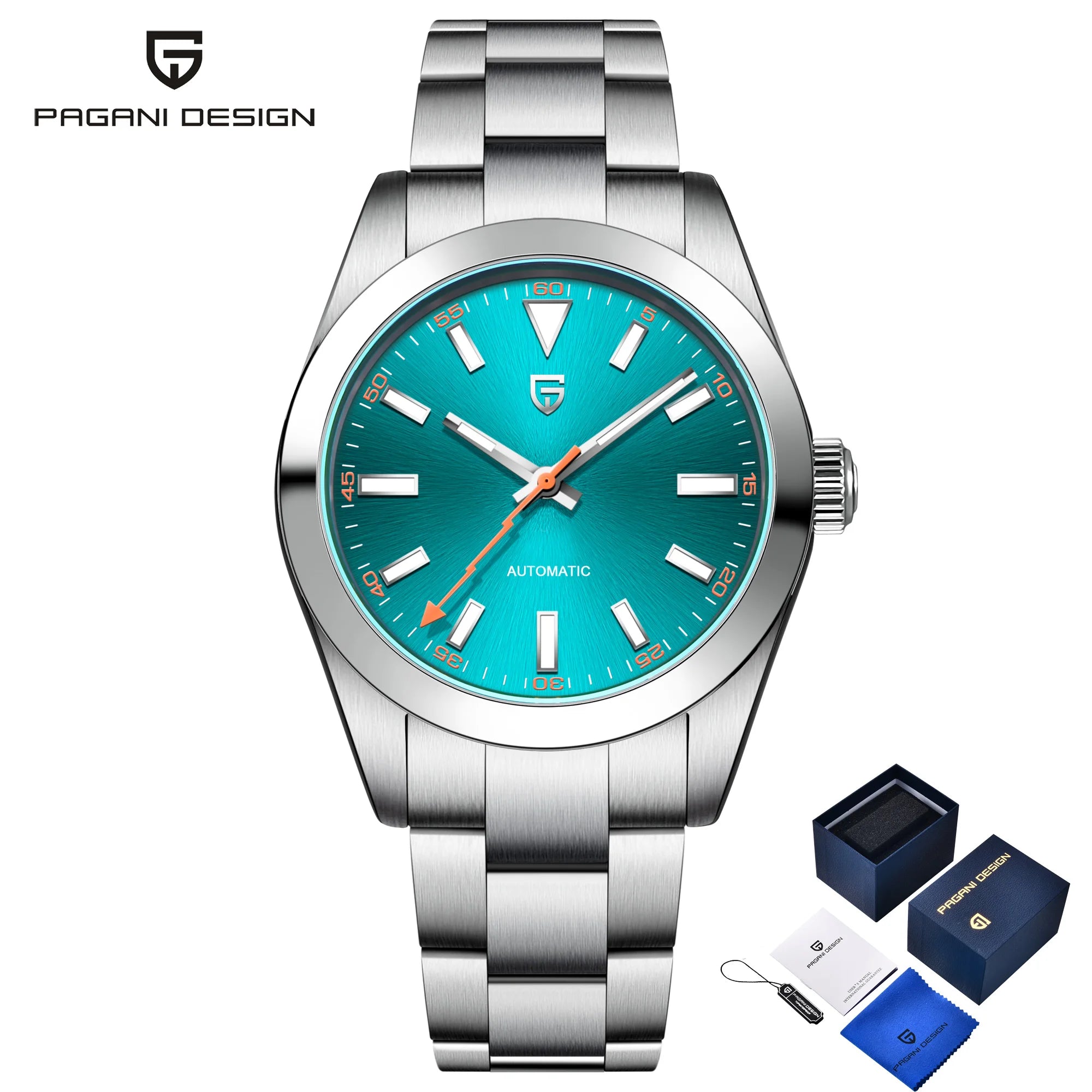 Pagani design 2026 new men's mechanical watches luxury AR sapphire mirror NH35 men's automatic watches waterproof clock gift box